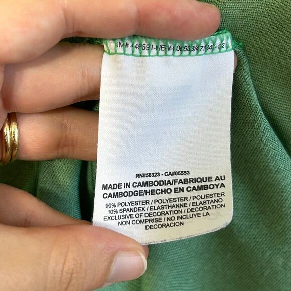 Nike Golf Tiger Woods Collection Ombre Short Sleeve Polo Shirt Men's Sz XL Green - Picture 7 of 8